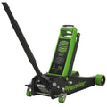 Premier Low Profile Trolley Jack with Rocket Lift 4 Tonne - Green