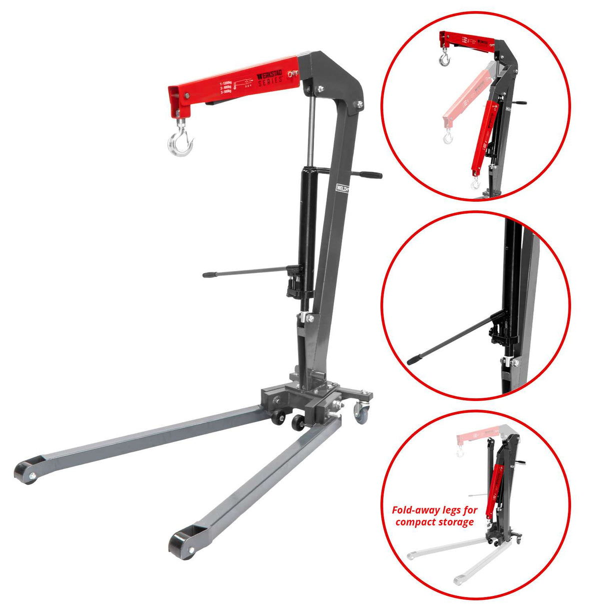 Engine Crane; 1.2 Ton