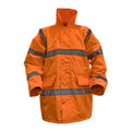 Worksafe® Hi-Vis Orange Jacket with Quilted Lining - X-Large