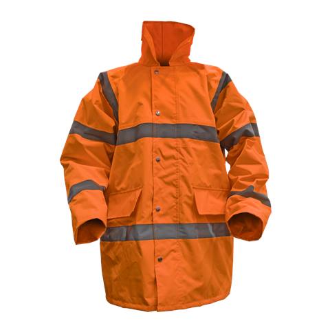 Worksafe® Hi-Vis Orange Jacket with Quilted Lining - XX-Large