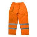 Worksafe® Hi-Vis Orange Waterproof Trousers - Medium