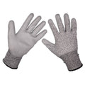 Worksafe® Anti-Cut PU Gloves (Cut Level C), Large - Pair