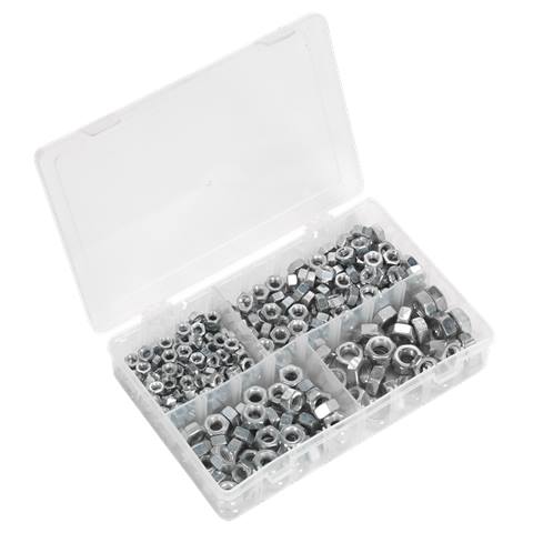 Steel Nut Assortment DIN 934 - 1/4"-1/2"UNF 320pc