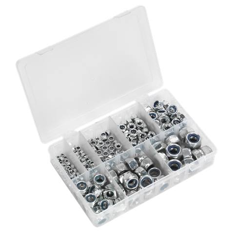 Nylon Locknut Assortment M4-M16 255pc