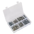 High Tensile Setscrew, Nut & Washer Assortment M6 408pc