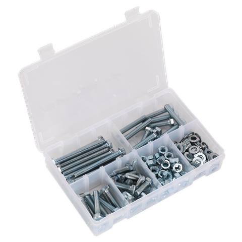 High Tensile Setscrew, Nut & Washer Assortment M8 220pc