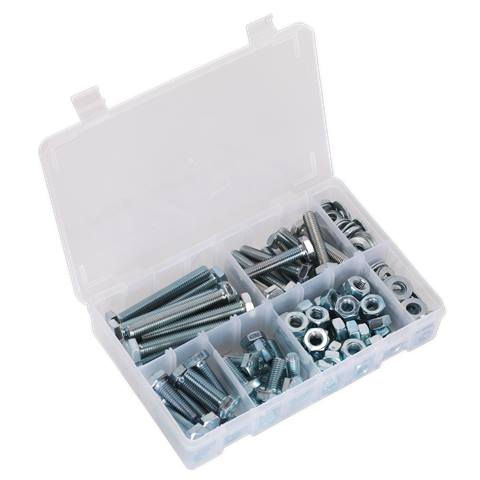 High Tensile Setscrew, Nut & Washer Assortment M10 150pc