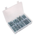Zinc Plated Self-Tapping Pan Head Pozi Screw Assortment 700pc - DIN 7981CZ
