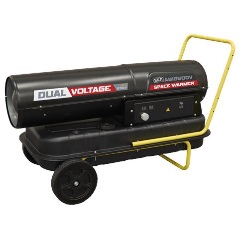 Dual Voltage Space Warmer® Kerosene/Diesel Heater with Wheels 185,000Btu/hr(55kW)