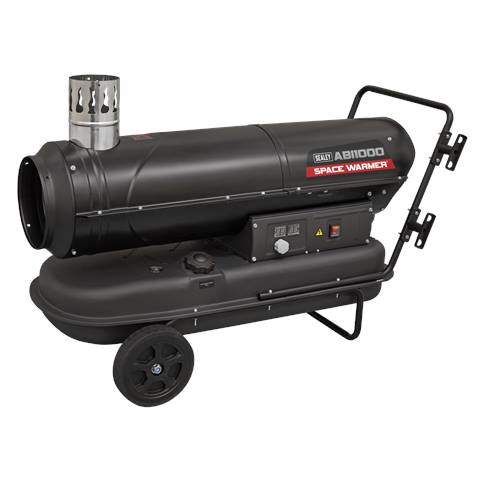 Space Warmer® Indirect Kerosene/Diesel Heater with Wheels 102,000Btu/hr