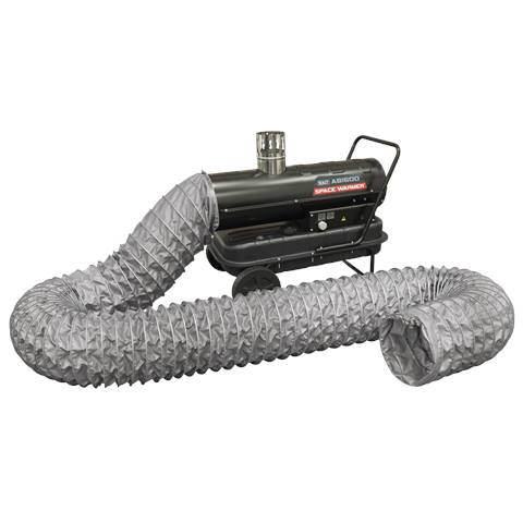 Space Warmer® Indirect Kerosene/Diesel Heater 68,000Btu/hr with 5M Ducting