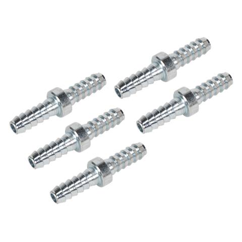 PCL Double End Hose Connector 1/4" Hose - Pack of 5