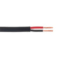 8.75A Thick Wall Flat Twin Automotive Cable 30m - Black