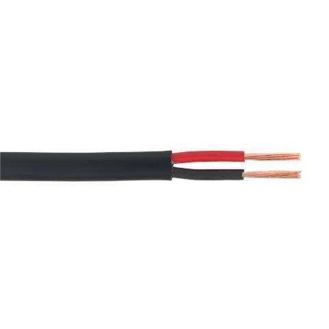 8.75A Thick Wall Flat Twin Automotive Cable 30m - Black