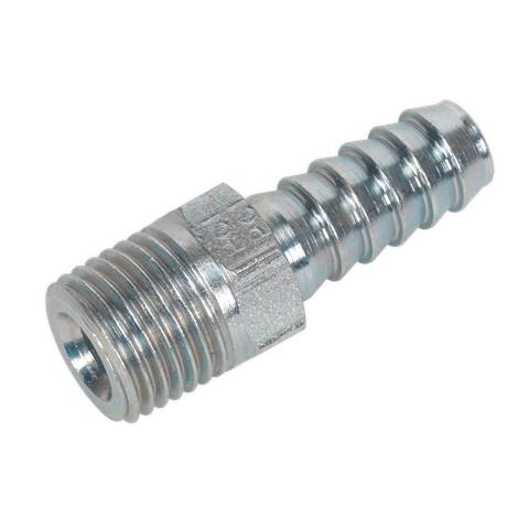 PCL Screwed Tailpiece Male 1/4"BSPT - 5/16" Hose - Pack of 5