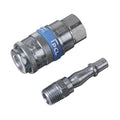 PCL Air Tool Coupling Kit 1/4"BSPT 2pc