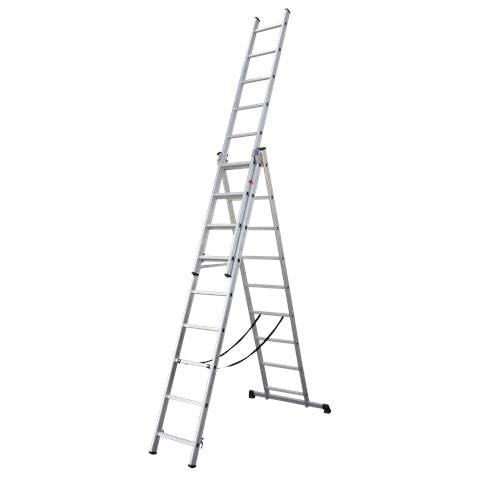 Extension Combination Ladder 3 x 9 Aluminium - EN 131