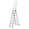 Extension Combination Ladder 3 x 7 Aluminium - EN 131