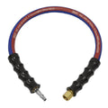 Air Leader Hose with Tailpiece & 1/4"BSP Union 600mm x 10mm