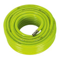 High-Visibility Air Hose with 1/4"BSP Unions 20m x 10mm