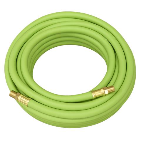 High-Visibility Hybrid Air Hose with 1/4"BSP Unions 10m x 8mm
