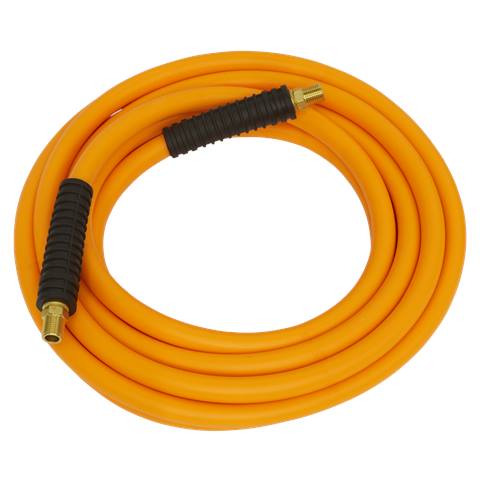 High-Visibility Hybrid Air Hose with 1/4"BSP Unions 20m x 10mm
