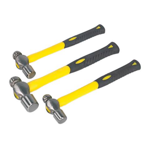 Premier Ball Pein Hammer Set with Fibreglass Shafts 3pc