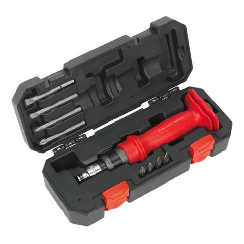 Premier Heavy-Duty Impact Driver Set with Protection Grip 10pc