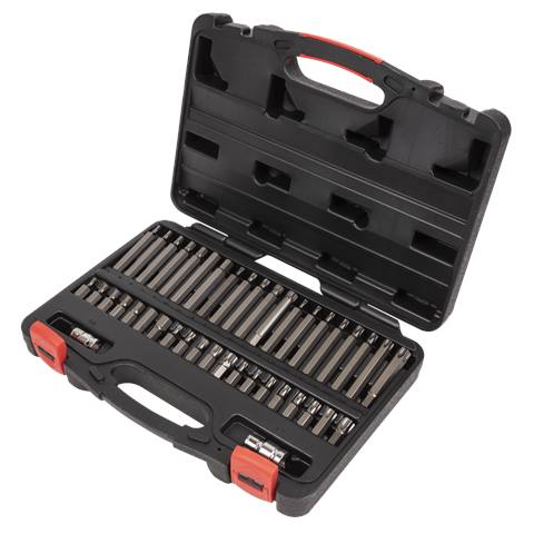 Premier TRX-Star*/Hex/Spline Bit Set 3/8" & 1/2"Sq Drive 42pc