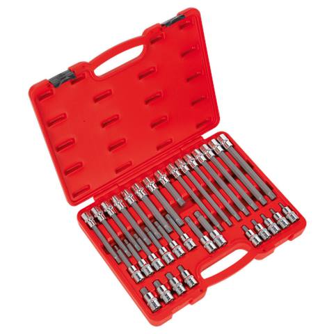 Premier Ribe Socket Bit Set 1/2"Sq Drive 32pc