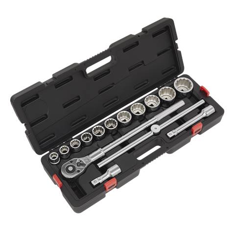 Premier Socket Set 3/4"Sq Drive 12-Point 15pc