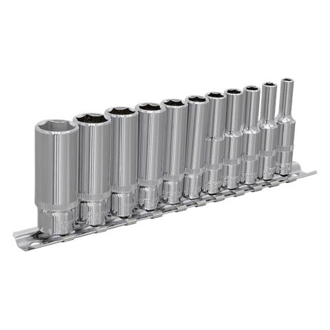 Premier Imperial Deep Socket Set 1/4"Sq Drive 11pc