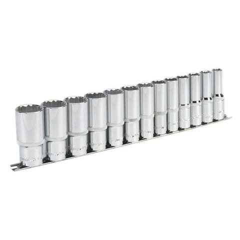 Premier Imperial Deep Socket Set 1/2"Sq Drive 12-point 13pc
