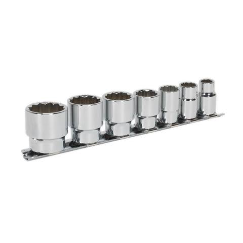 Premier Whitworth Socket Set 3/8"Sq Drive 7pc