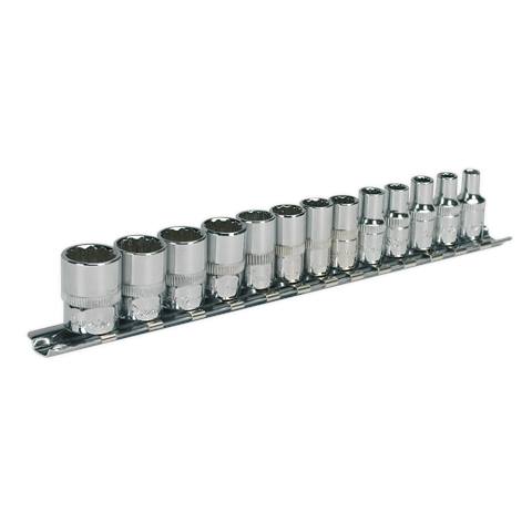 Premier Socket Set 1/4"Sq Drive 12-point 13pc
