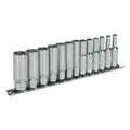 Premier Deep Socket Set 1/4"Sq Drive 13pc