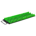 Premier Socket Rail Tray 1/4", 3/8" & 1/2"Sq Drive - Hi-Vis Green