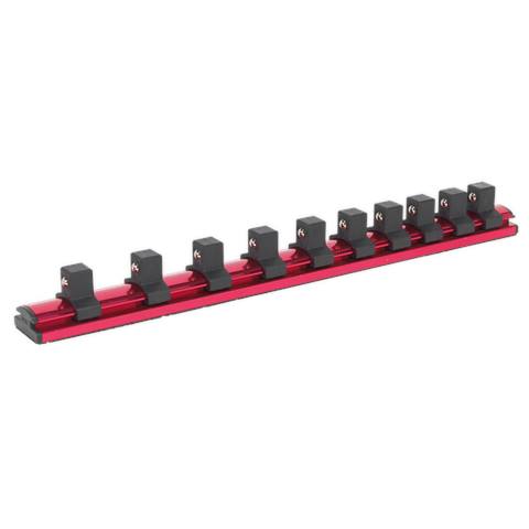 Premier Socket Retaining Rail Magnetic 1/2"Sq Drive 10 Clips
