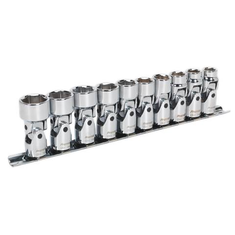 Premier Universal Joint Socket Set 3/8"Sq Drive 10pc