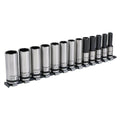 Premier Black Deep Lock-On™ Socket Set 1/2"Sq Drive 13pc