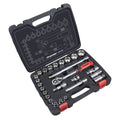 Premier Lock-On™ Socket Set 1/2"Sq Drive 26pc