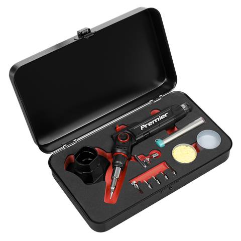Premier 3-in-1 Butane Indexing Soldering Iron Kit