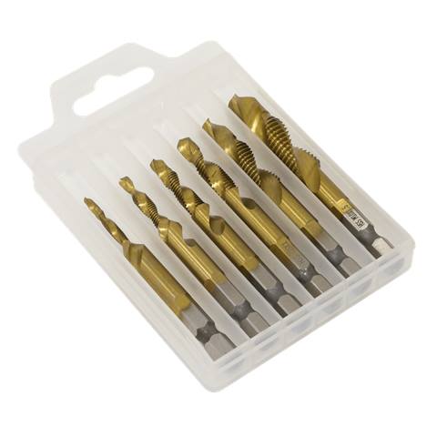 Combination Drill & Tap Bit Set 6pc