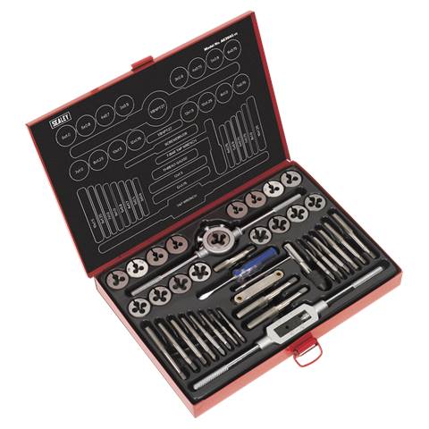 Metric Tap & Die Set Split Dies 40pc