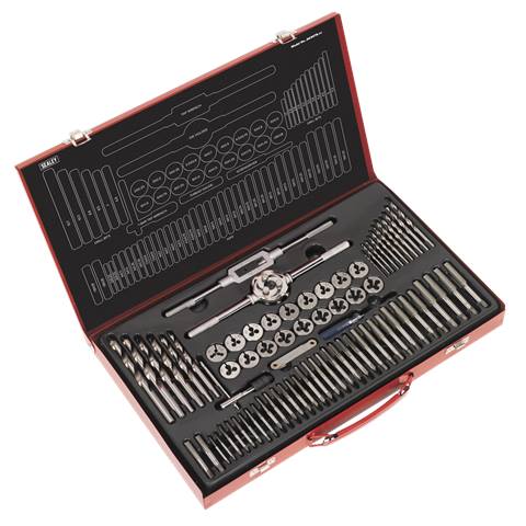 Metric Tap & Die Set Split Dies 76pc