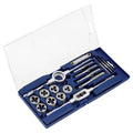 Metric Tap & Die Set 17pc