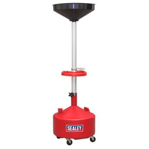 Manual Discharge Mobile Oil Drainer 36L