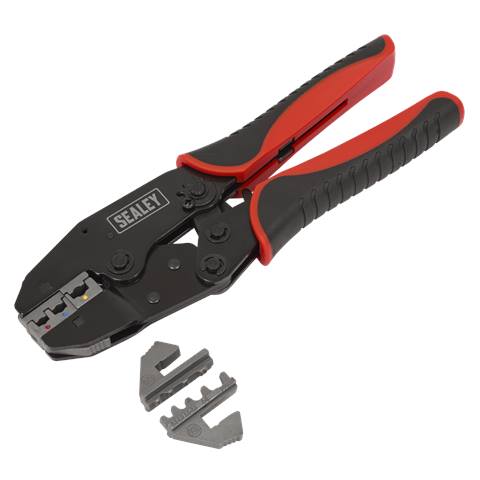 Ratchet Crimping Tool Interchangeable Jaws