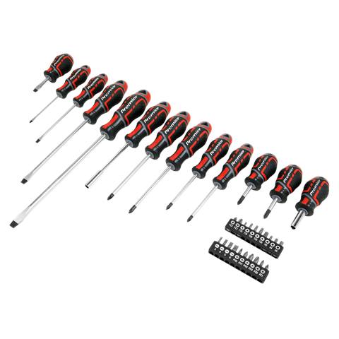 Premier GripMAX® Screwdriver & Bit Set 33pc