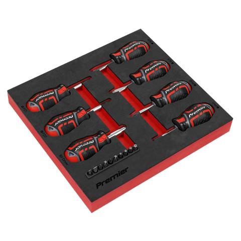 Premier GripMAX® Stubby Screwdriver Set 17pc